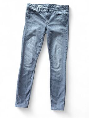 Gap 1969, Always Skinny Jeans, Cement Grey, Size 30 Tall, Gray Skinny Jeans
